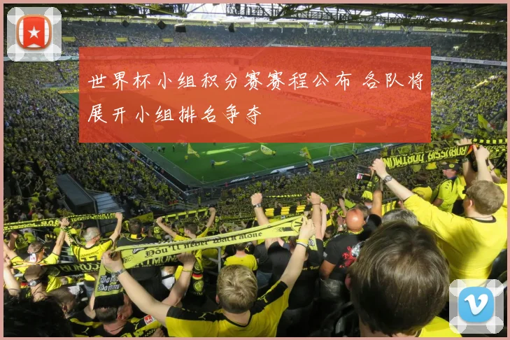 世界杯小组积分赛赛程公布 各队将展开小组排名争夺